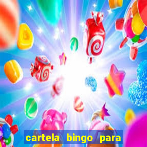 cartela bingo para cha de cozinha imprimir gratis